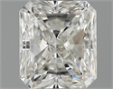 1.02 Carats, Radiant Diamond with  Cut, H Color, SI2 Clarity and Certified by GIA