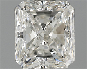 Picture of 1.02 Carats, Radiant Diamond with  Cut, H Color, SI2 Clarity and Certified by GIA