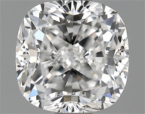 Picture of 0.91 Carats, Cushion Diamond with  Cut, D Color, SI2 Clarity and Certified by GIA