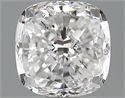 0.90 quilates, Del cojín Diamante , Color D, claridad SI2 y certificado por GIA
