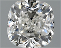 1.01 quilates, Del cojín Diamante , Color H, claridad SI1 y certificado por GIA