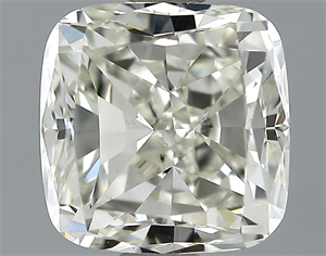 Picture of 1.02 Carats, Cushion Diamond with  Cut, K Color, SI1 Clarity and Certified by GIA