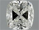 1.01 Carats, Cushion Diamond with  Cut, I Color, SI1 Clarity and Certified by GIA