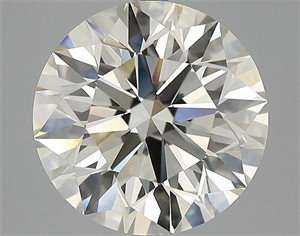 Picture of 5.28 Carats, Round Diamond with Excellent Cut, J Color, VVS1 Clarity and Certified by HRD