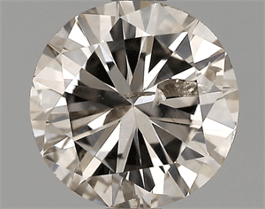 0.82 Carats, Round Diamond with Good Cut, I Color, SI2 Clarity and Certified by GIA