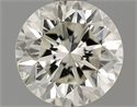 0.59 Carats, Round Diamond with Very Good Cut, E Color, VS2 Clarity and Certified by EGL