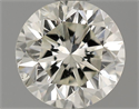 0.59 quilates, Redondo Diamante , Color E, claridad VS2 y certificado por EGL