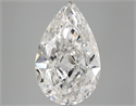 8.02 Carats, Pear Diamond with  Cut, F Color, IF Clarity and Certified by GIA