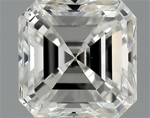 Picture of 0.91 Carats, Asscher Diamond with  Cut, G Color, VS2 Clarity and Certified by GIA