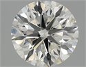 3.26 Carats, Round Diamond with Very Good Cut, J Color, SI2 Clarity and Certified by GIA
