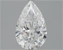 2.12 Carats, Pear Diamond with  Cut, D Color, SI2 Clarity and Certified by GIA