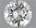 0.50 Carats, Round Diamond with Very Good Cut, H Color, SI1 Clarity and Certified by GIA