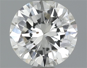 Picture of 0.50 Carats, Round Diamond with Very Good Cut, H Color, SI1 Clarity and Certified by GIA