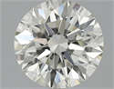 2.01 quilates, Redondo Diamante , Color K, claridad VVS2 y certificado por GIA