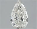 2.02 quilates, De pera Diamante , Color I, claridad SI2 y certificado por GIA