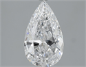 2.04 Carats, Pear Diamond with  Cut, D Color, VVS1 Clarity and Certified by GIA
