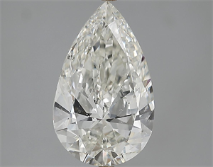 Picture of 3.01 Carats, Pear Diamond with  Cut, I Color, SI2 Clarity and Certified by GIA