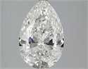 3.01 Carats, Pear Diamond with  Cut, H Color, SI2 Clarity and Certified by GIA