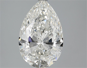 Picture of 3.01 Carats, Pear Diamond with  Cut, H Color, SI2 Clarity and Certified by GIA