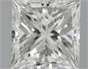 1.02 Carats, Princess Diamond with  Cut, F Color, SI1 Clarity and Certified by EGL