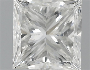 Picture of 1.05 Carats, Princess Diamond with  Cut, F Color, SI1 Clarity and Certified by EGL