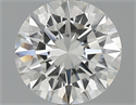 2.03 Carats, Round Diamond with Excellent Cut, H Color, IF Clarity and Certified by GIA