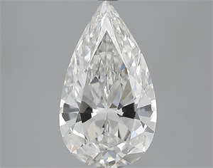 Picture of 3.13 Carats, Pear Diamond with  Cut, F Color, IF Clarity and Certified by GIA