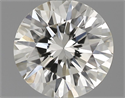 0.74 Carats, Round Diamond with Excellent Cut, H Color, VVS2 Clarity and Certified by EGL
