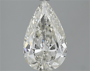 Picture of 2.06 Carats, Pear Diamond with  Cut, J Color, VVS2 Clarity and Certified by GIA