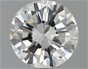 0.76 quilates, Redondo Diamante , Color F, claridad VS2 y certificado por EGL