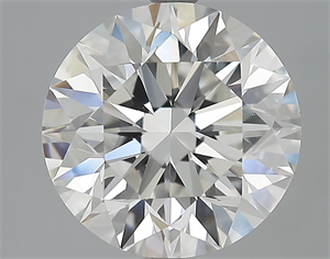 Picture of 4.03 Carats, Round Diamond with Very Good Cut, G Color, VS2 Clarity and Certified by GIA