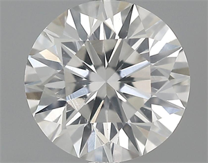 Picture of 0.76 Carats, Round Diamond with Very Good Cut, H Color, SI1 Clarity and Certified by GIA