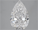 5.01 Carats, Pear Diamond with  Cut, D Color, SI2 Clarity and Certified by GIA