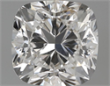 1.51 Carats, Cushion Diamond with  Cut, D Color, VS2 Clarity and Certified by EGL