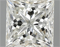 1.21 Carats, Princess Diamond with  Cut, J Color, VVS2 Clarity and Certified by GIA