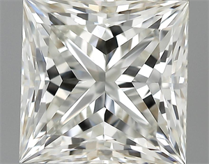 Picture of 1.21 Carats, Princess Diamond with  Cut, J Color, VVS2 Clarity and Certified by GIA