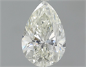 0.76 Carats, Pear Diamond with  Cut, K Color, SI2 Clarity and Certified by GIA