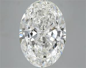 Picture of 10.01 Carats, Oval Diamond with  Cut, H Color, SI1 Clarity and Certified by GIA