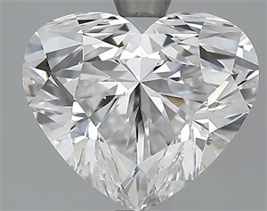 Picture of 3.01 Carats, Heart Diamond with  Cut, D Color, VS2 Clarity and Certified by GIA
