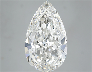 Picture of 8.05 Carats, Pear Diamond with  Cut, G Color, VS2 Clarity and Certified by GIA