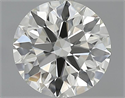 0.90 Carats, Round Diamond with Excellent Cut, K Color, VVS1 Clarity and Certified by GIA