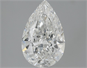 2.21 Carats, Pear Diamond with  Cut, G Color, VS2 Clarity and Certified by GIA