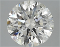 4.02 quilates, Redondo Diamante , Color F, claridad SI1 y certificado por EGL