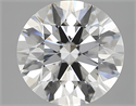 4.02 Carats, Round Diamond with Excellent Cut, H Color, SI1 Clarity and Certified by GIA