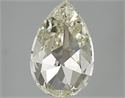 2.17 quilates, De pera Diamante , Color N, claridad SI1 y certificado por GIA