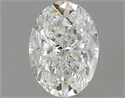 1.01 Carats, Oval Diamond with  Cut, F Color, SI1 Clarity and Certified by IGI