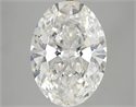 7.02 quilates, Ovalado Diamante , Color G, claridad SI2 y certificado por GIA