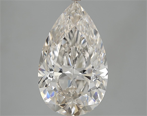 Picture of 4.08 Carats, Pear Diamond with  Cut, J Color, VVS2 Clarity and Certified by GIA