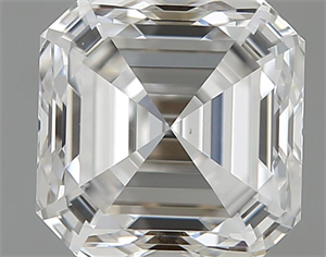 Picture of 1.51 Carats, Asscher Diamond with  Cut, F Color, VS1 Clarity and Certified by GIA