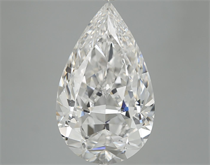 Picture of 7.05 Carats, Pear Diamond with  Cut, F Color, VS1 Clarity and Certified by GIA